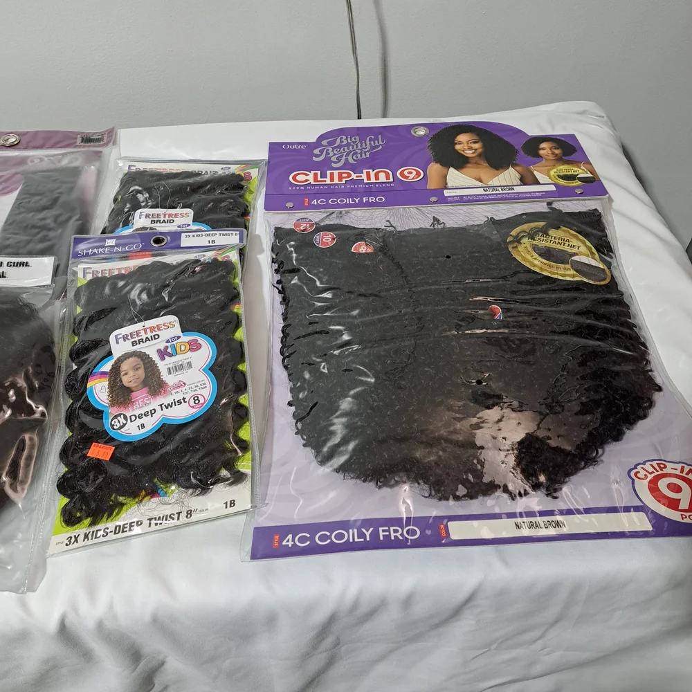Wigs & Hair Things Bundles| Protective Accessories Clip-In Extensions